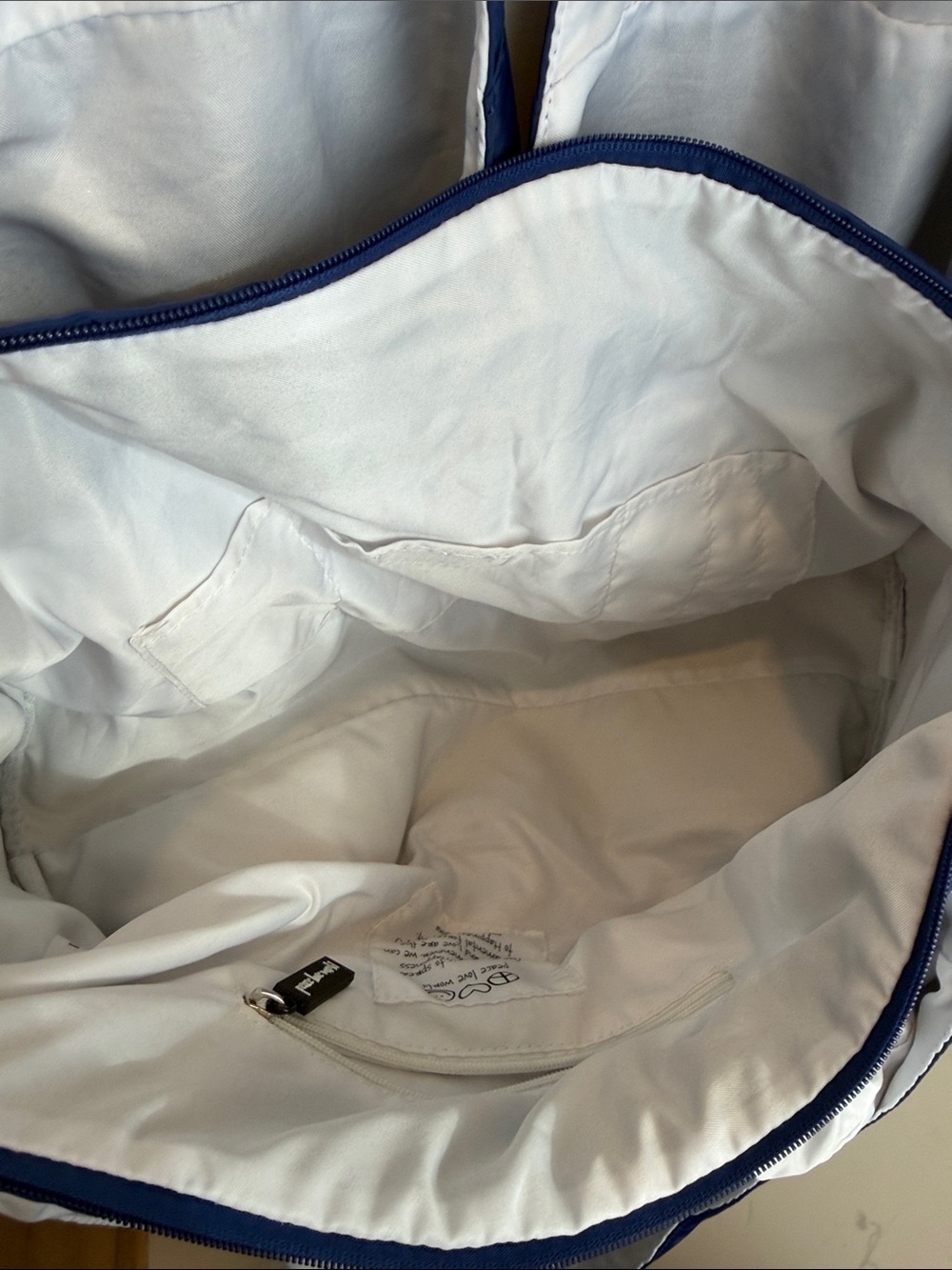 Peace Love World Navy 'I Am Peace' Shoulder Bag - Picture 7 of 7